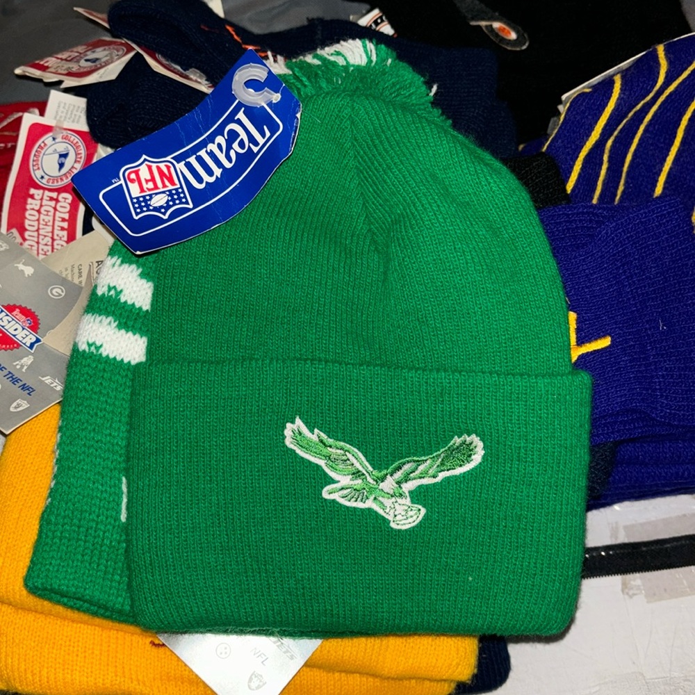 Philadelphia eagles vintage beanie winter hat